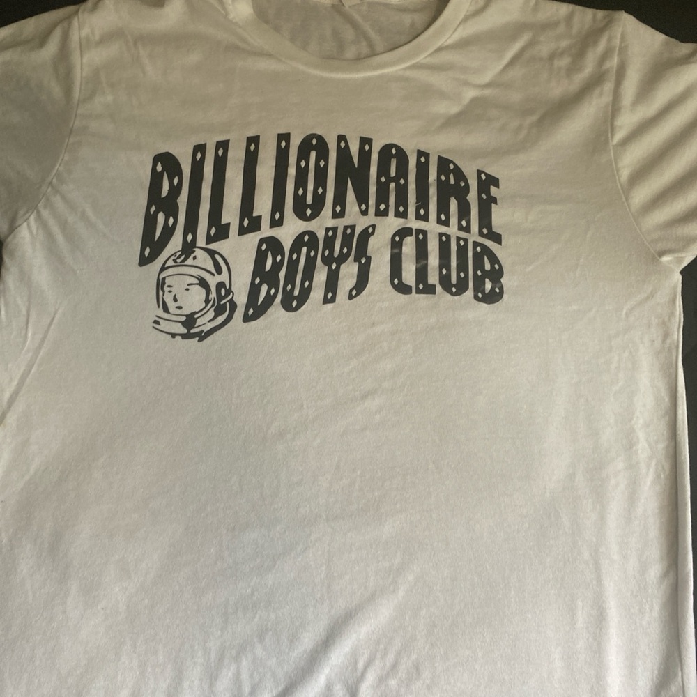 Billionaire Boys Club Cream Tee with Black Logo